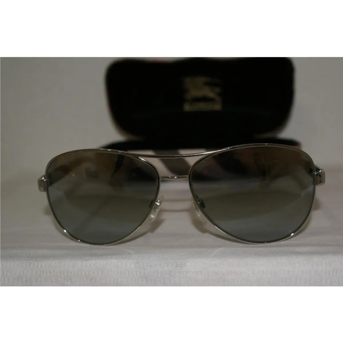 Burberry Sunglasses 3080 Silver 1005/6V 53-13 W Case
