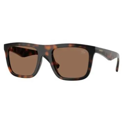 Burberry BE 4458 U Dark Havana Dark Brown Polyamide Standard 300273 Sunglasses