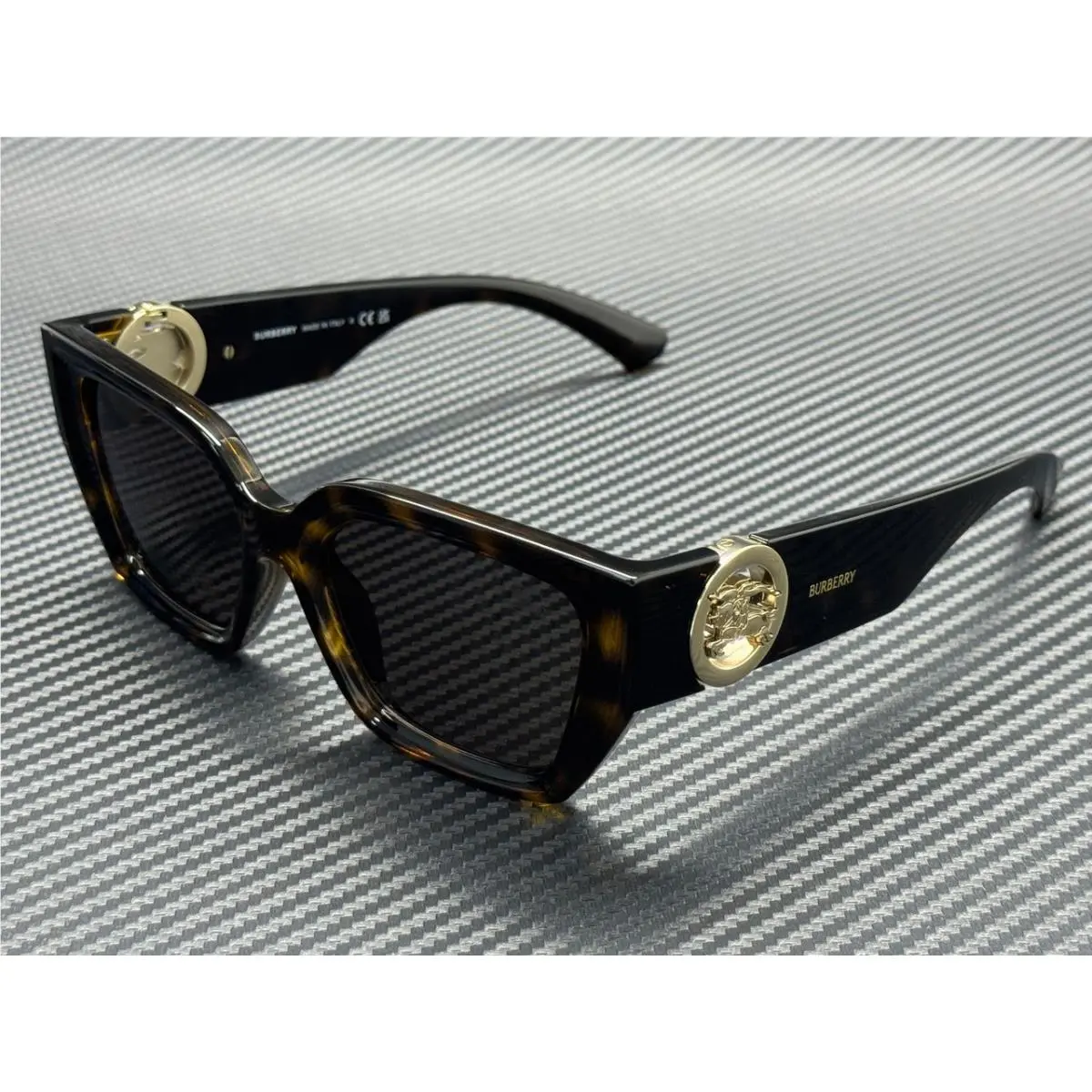 Burberry BE4472U 300273 Dark Havana Dark Brown Women`s 53 mm Sunglasses