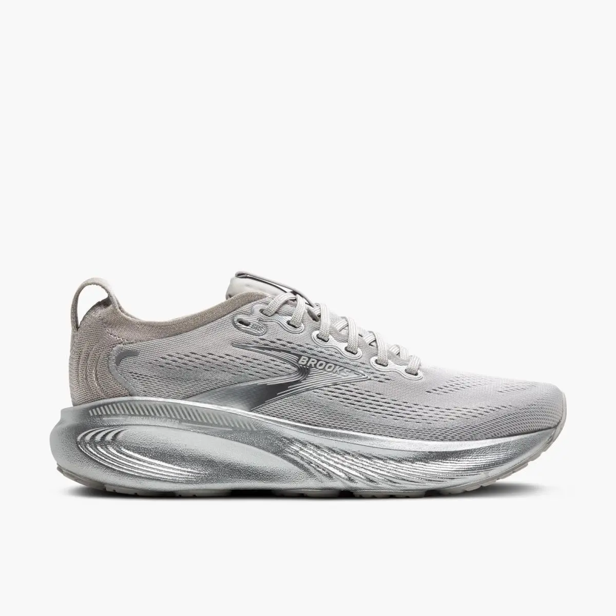 Brooks Adrenaline Gts 25 110454-1D-184 Men`s US 14 Silver Running Shoes RHS8305