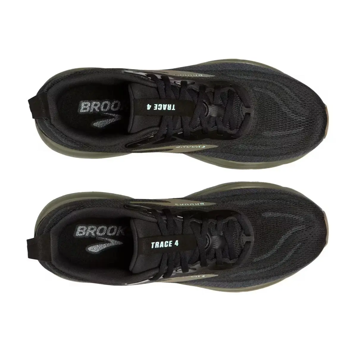 Brooks shoes - Black/Olive Green 5