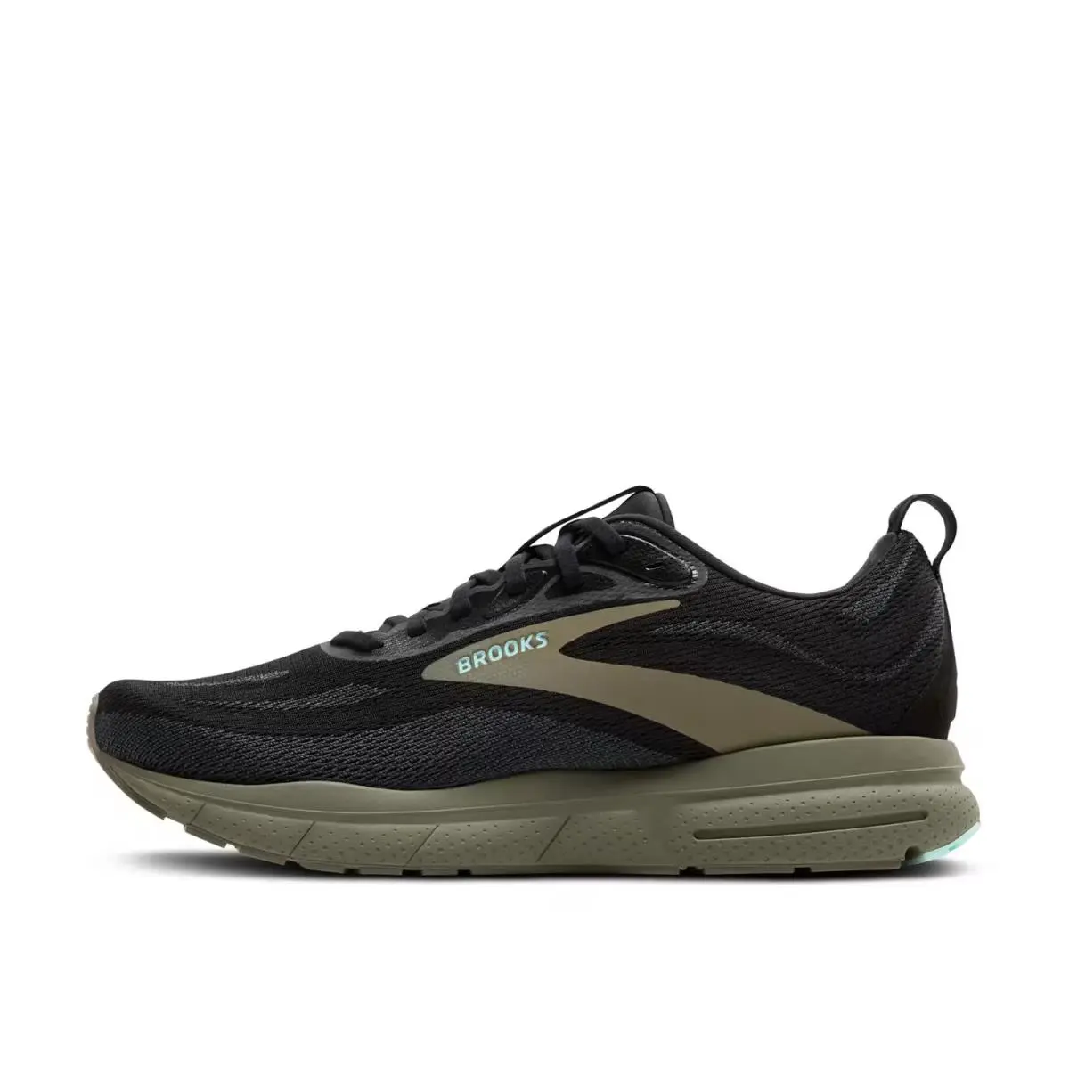 Brooks shoes - Black/Olive Green 9