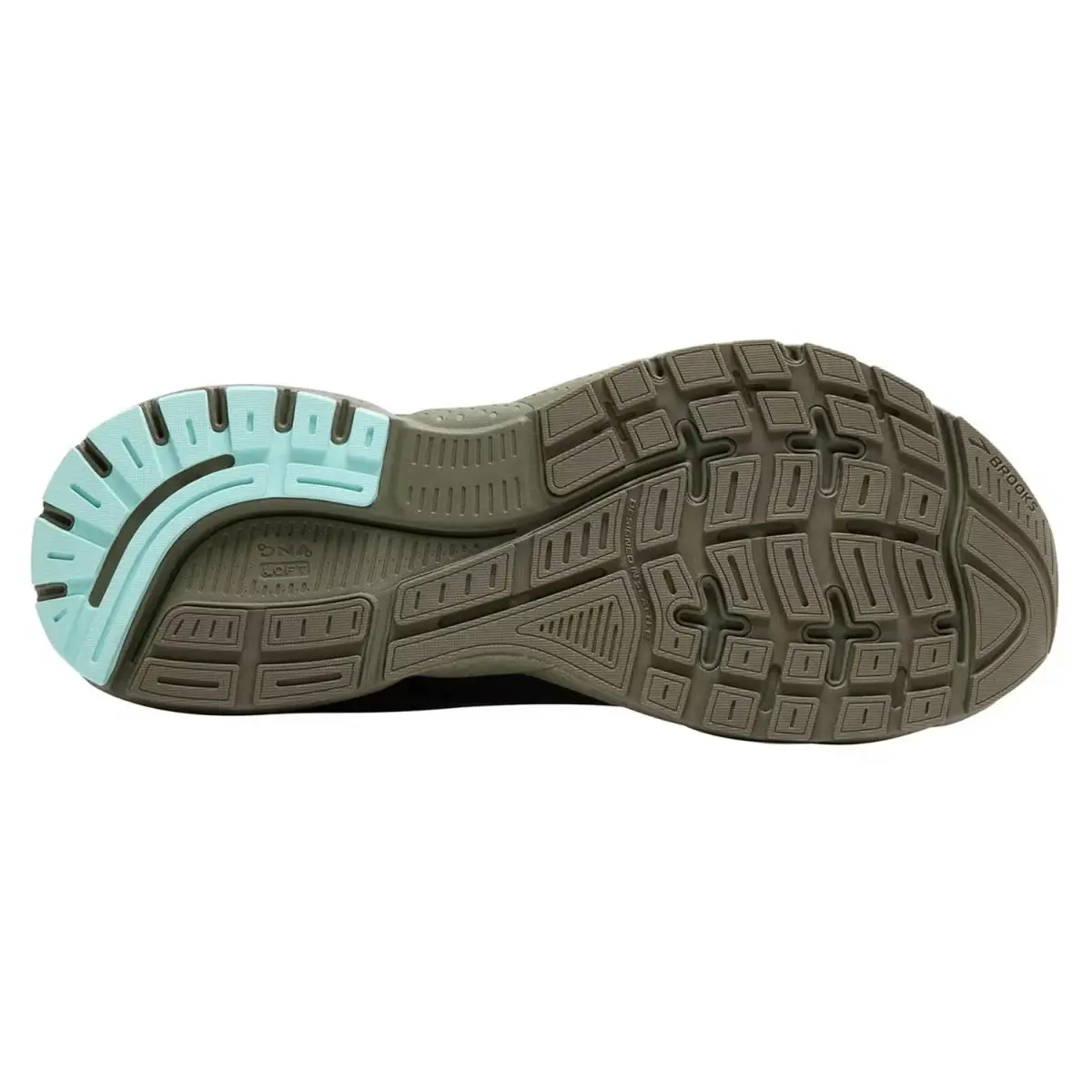 Brooks shoes - Black/Olive Green 12