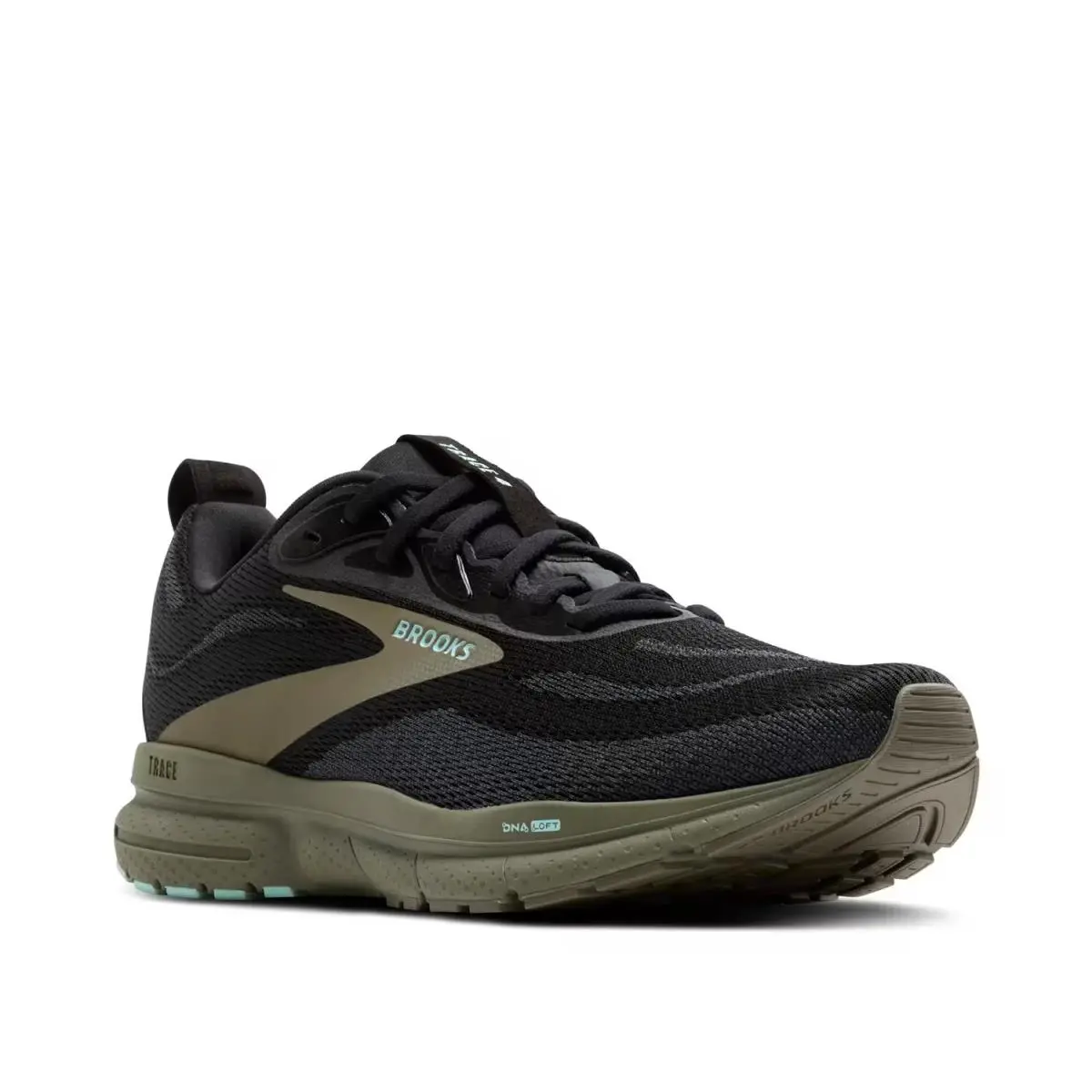 Brooks shoes - Black/Olive Green 7