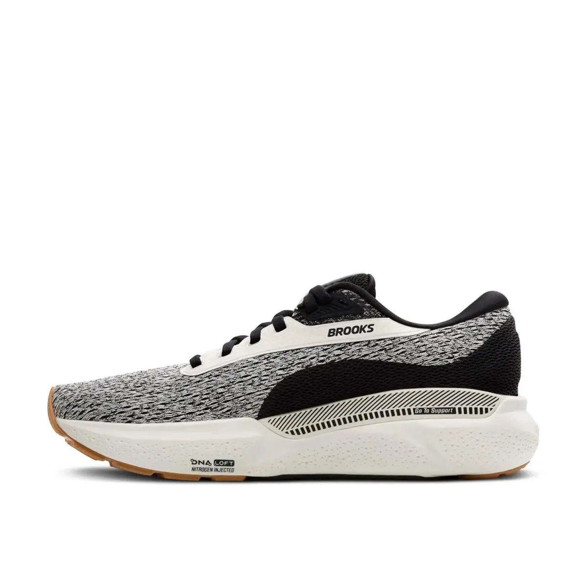 Brooks shoes - White/Black Speckled 1
