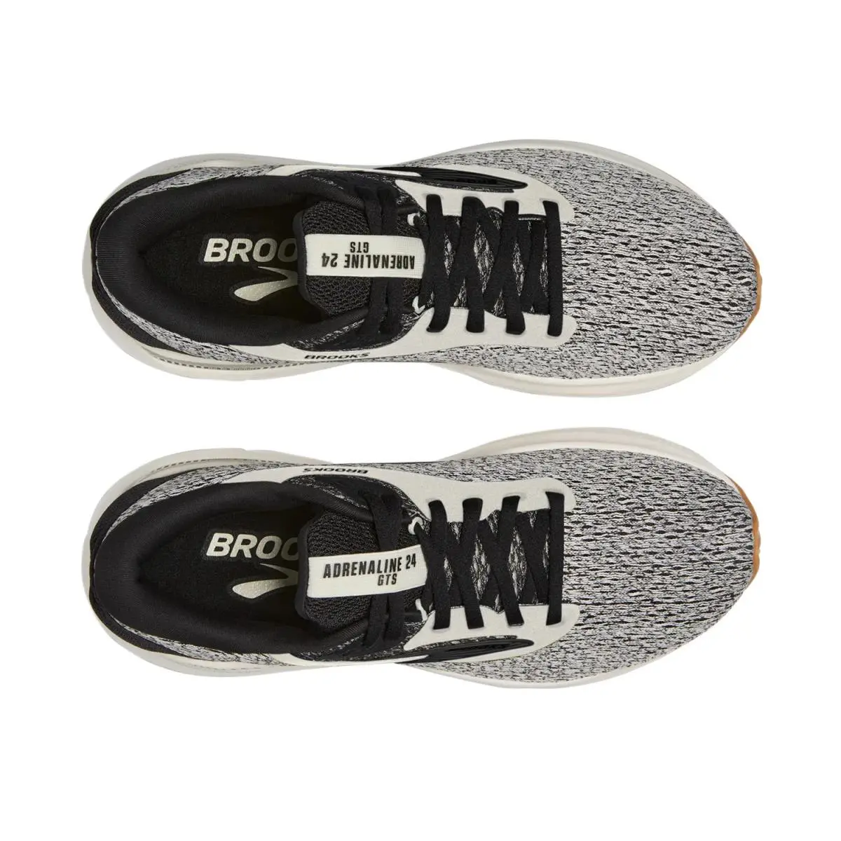 Brooks shoes - White/Black Speckled 12