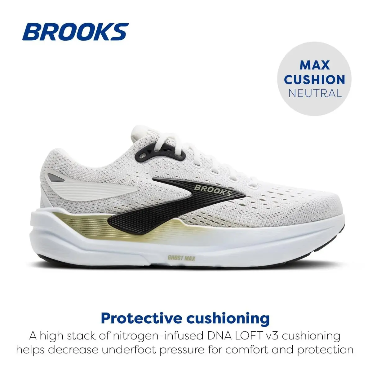 Brooks shoes - 110464 - 110464 - Bright White/Tea/Black (UPC: 195394692822) 0