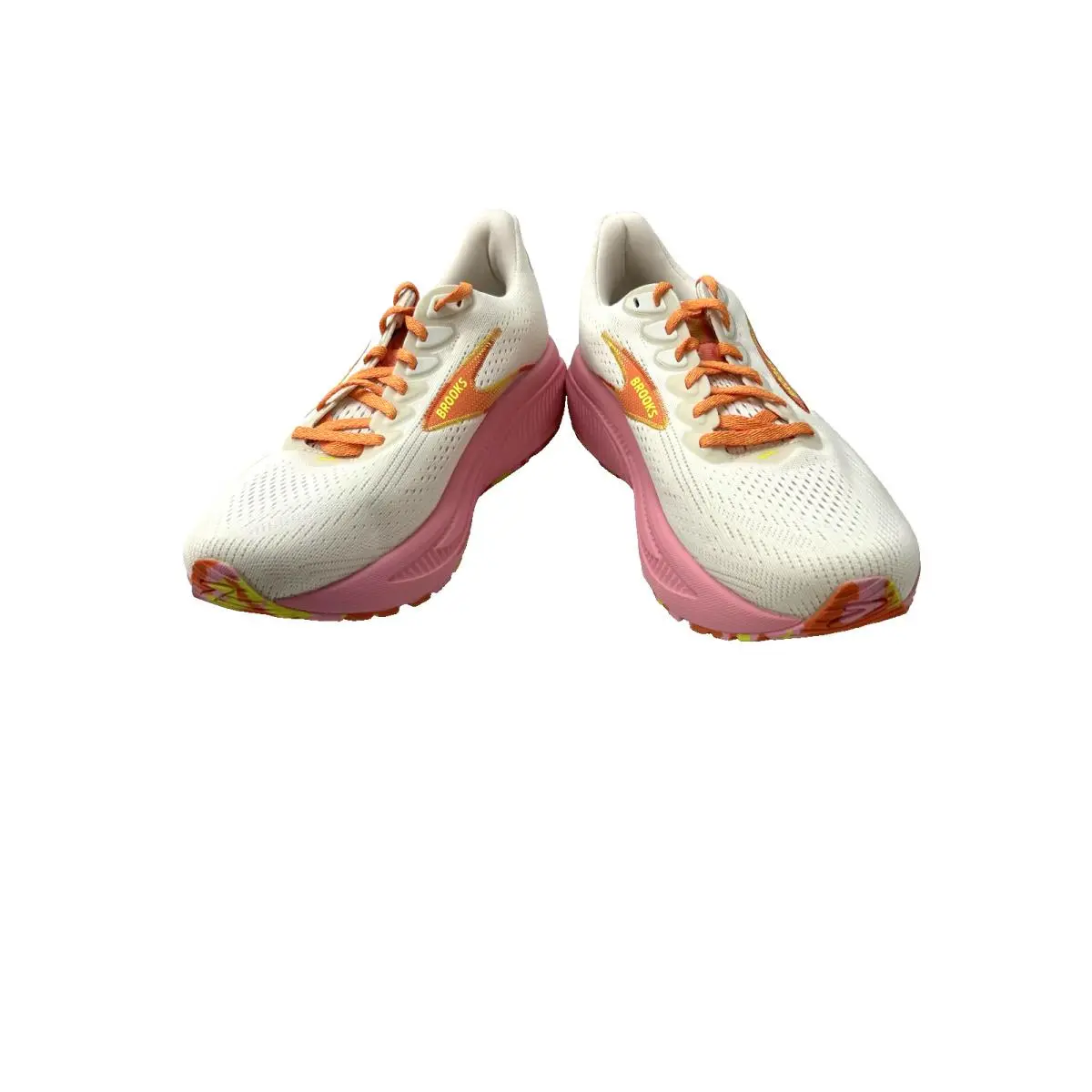 Brooks Ghost 17 Shoes Womens Size 11 White Pink Running Sneakers 120431 1B 236