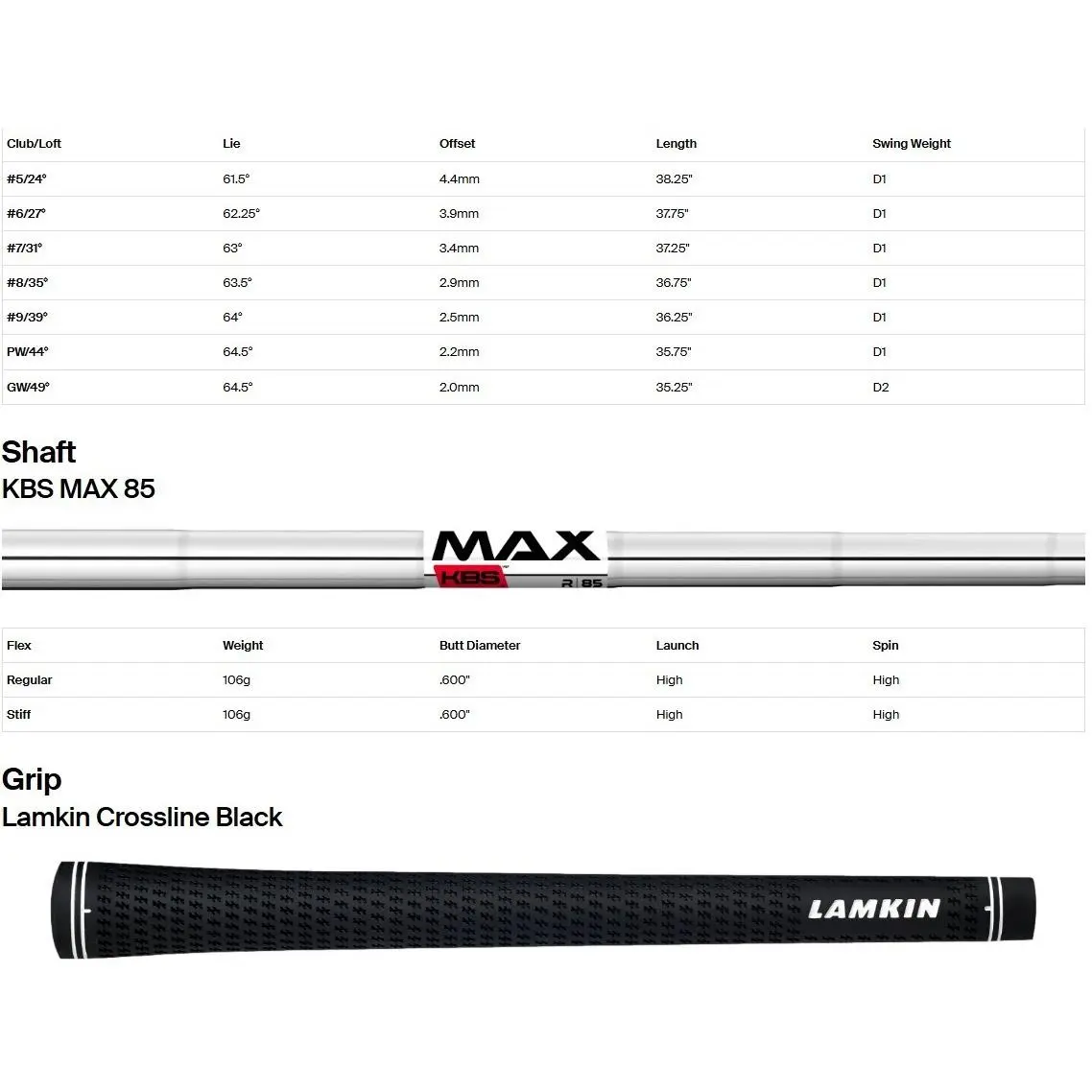 Cleveland Golf  - Launcher MAX - Launcher MAX - Chrome, Lie Angle: Black 2