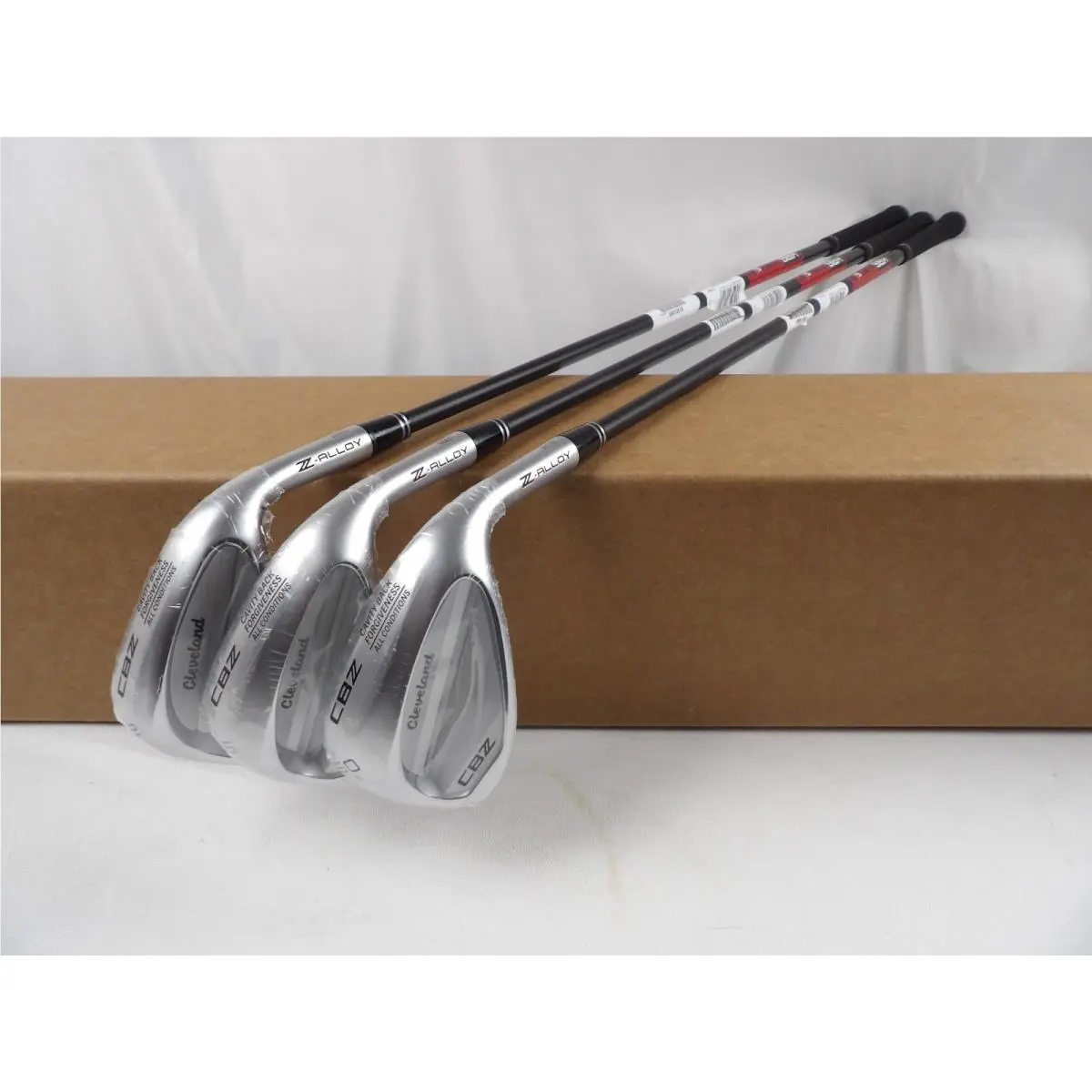 Cleveland Cbz Wedge Set - 52.12 56.14 60.12 - Kbs Hi-rev G 80 Wedge Flex
