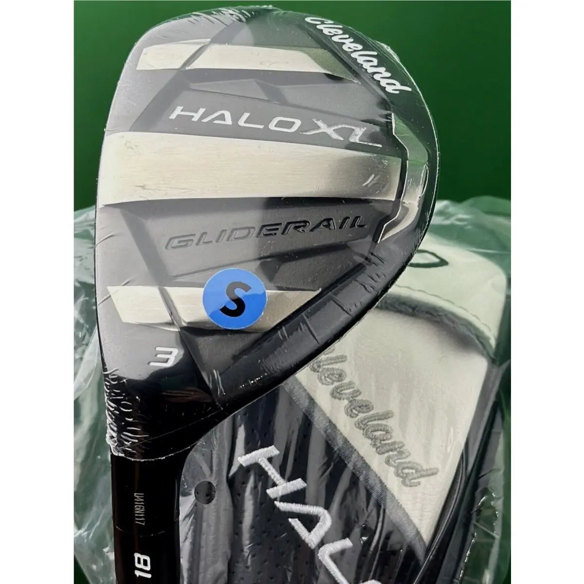 Cleveland Halo XL Rescue 3-Hybrid 18 Left Hand Stiff Flex Tensei Blue LH