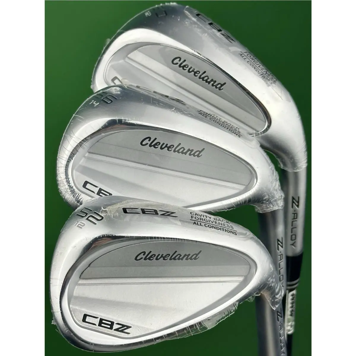 Cleveland Cbz Tour Satin Wedge Set 52-12 56-14 60-12 GW SW LW Steel