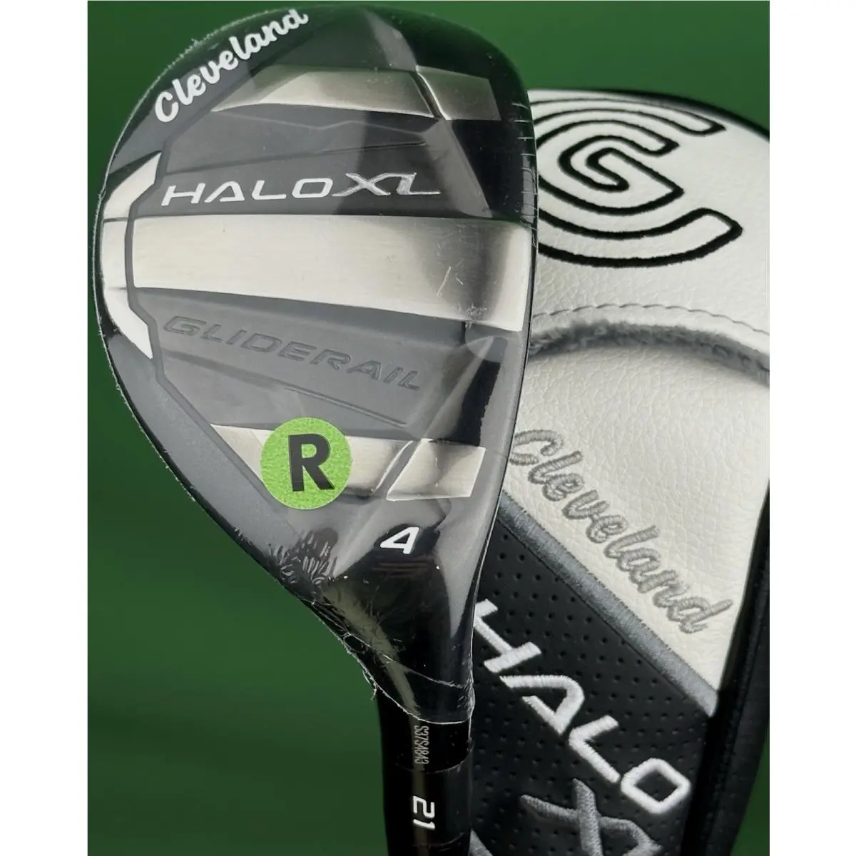 Cleveland Halo XL Rescue 4-Hybrid 21 Regular Flex Tensei AV Blue w/ Cover