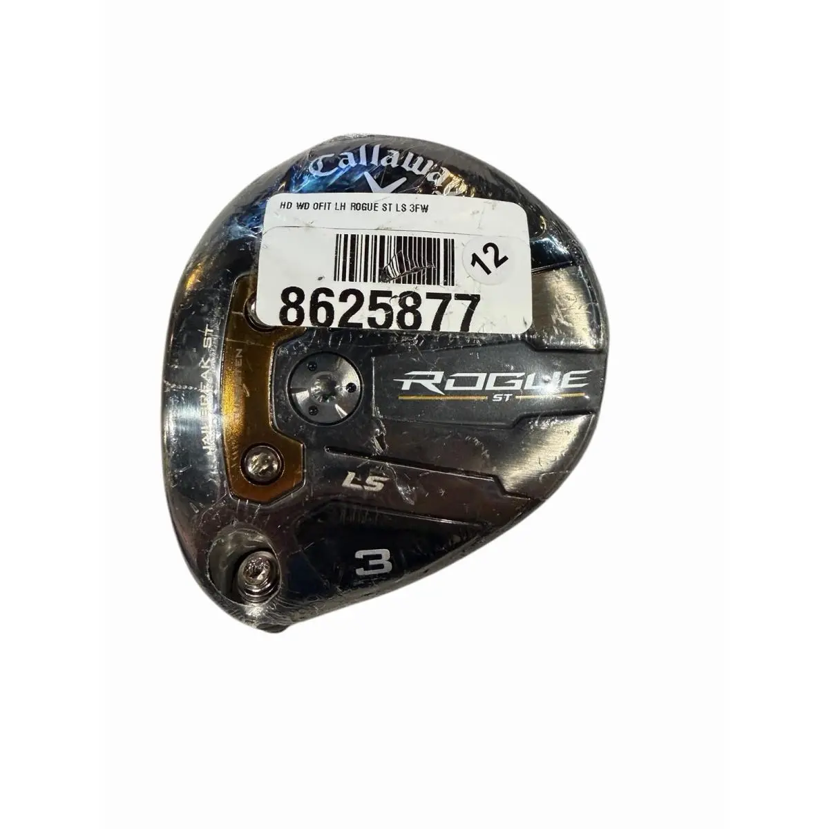 Lefty Callaway Rogue ST LS 3-Wood 15 Head Only In Plastic