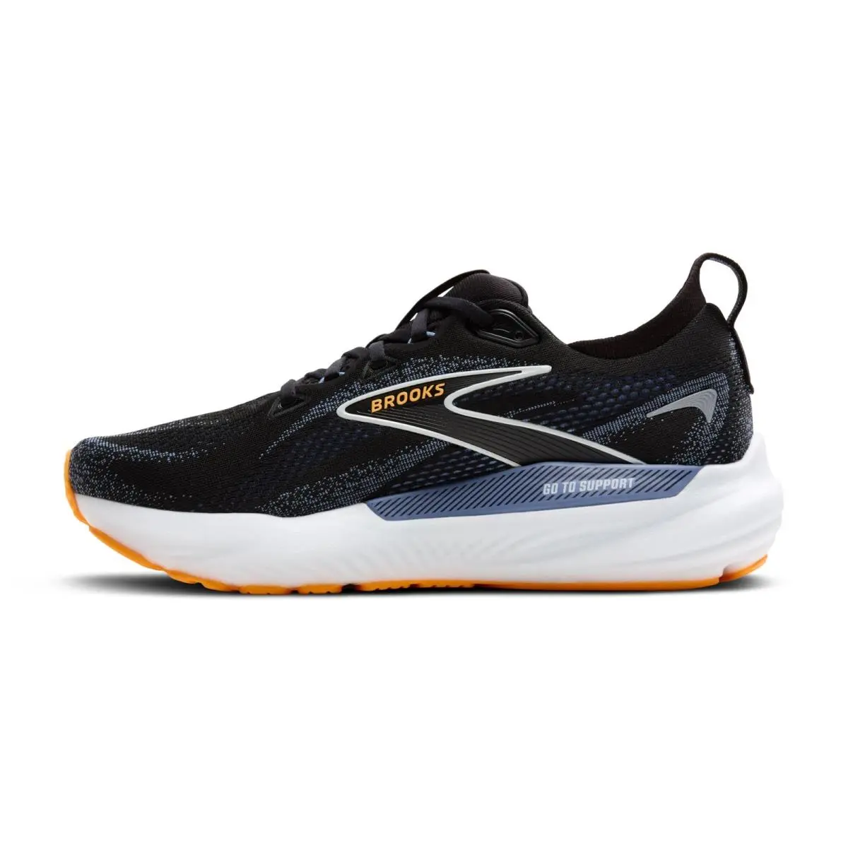 Brooks shoes - 110466013 - 110466-013 - Black/Country Blue/Orange Pop (UPC: 195394601879) 3
