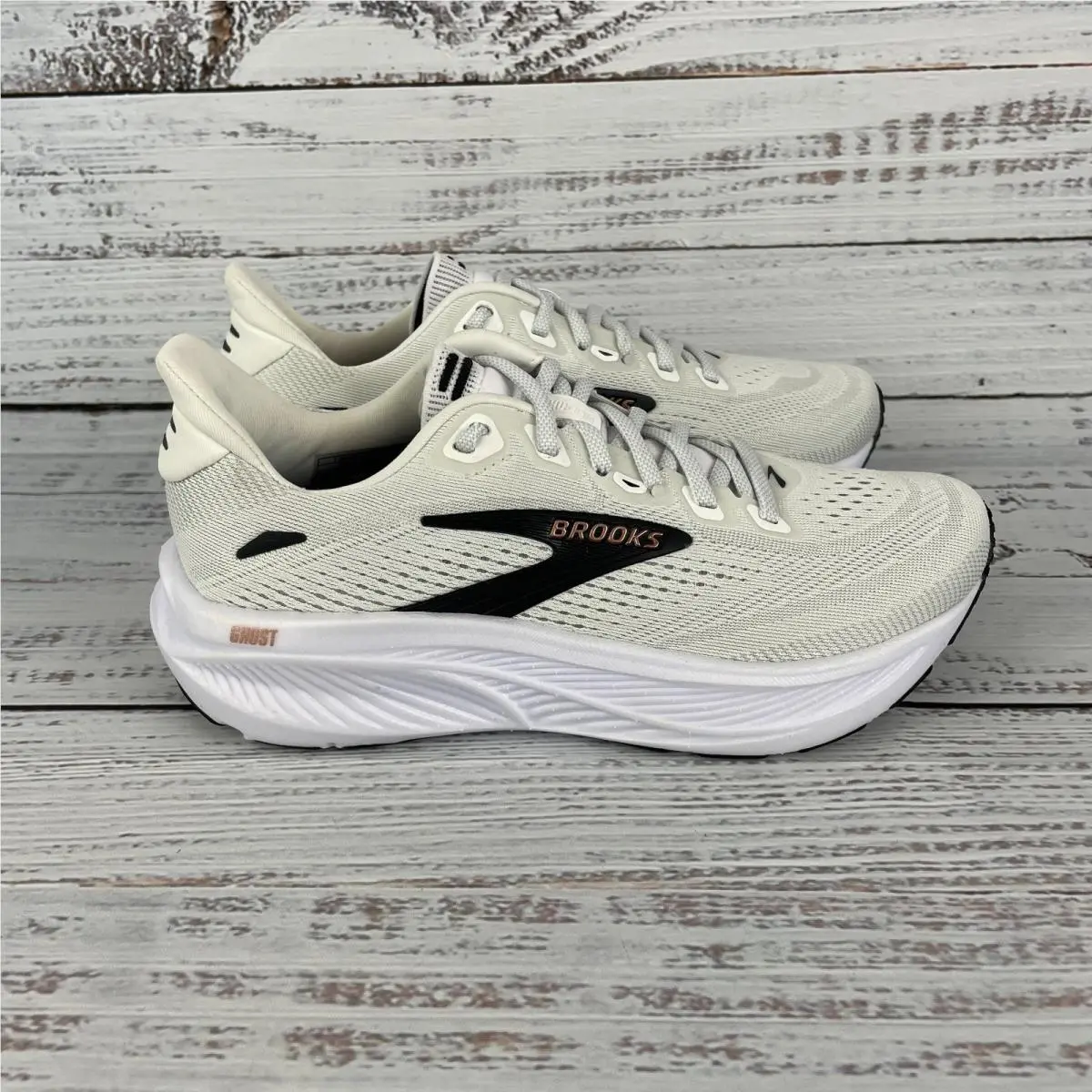 Brooks shoes - Brooks Ghost - Ghost - White (UPC: 195394872309) 2