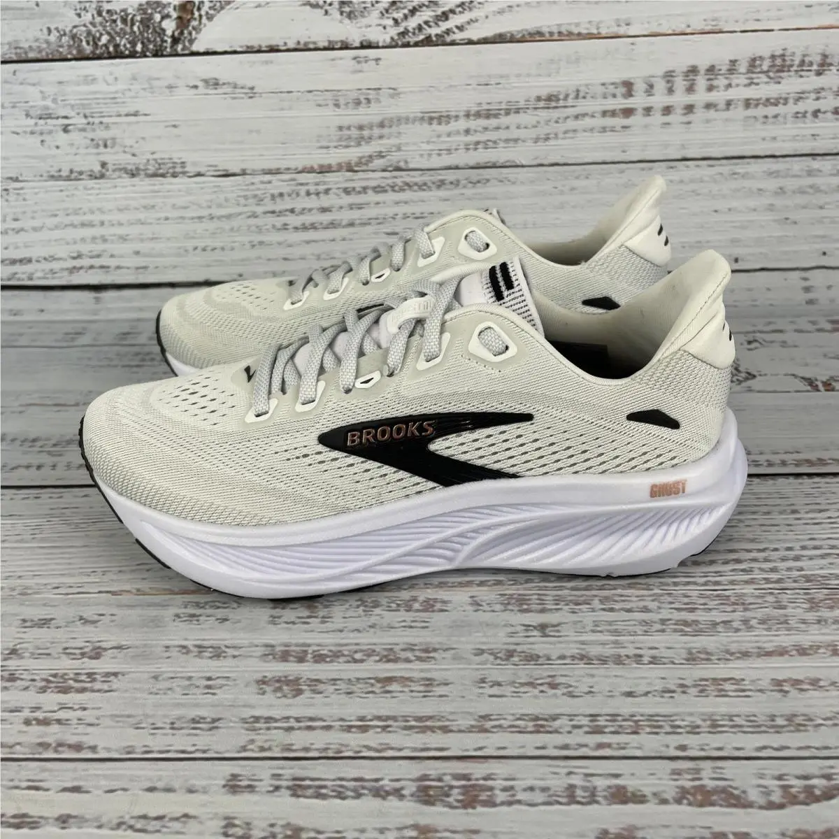 Brooks shoes - Brooks Ghost - Ghost - White (UPC: 195394872309) 4