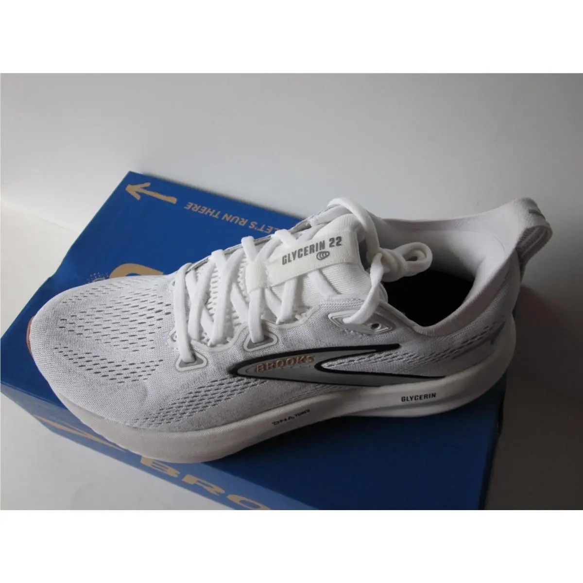 Brooks shoes - Brooks Glycerin 22 - Glycerin - White/Grey/Black 1