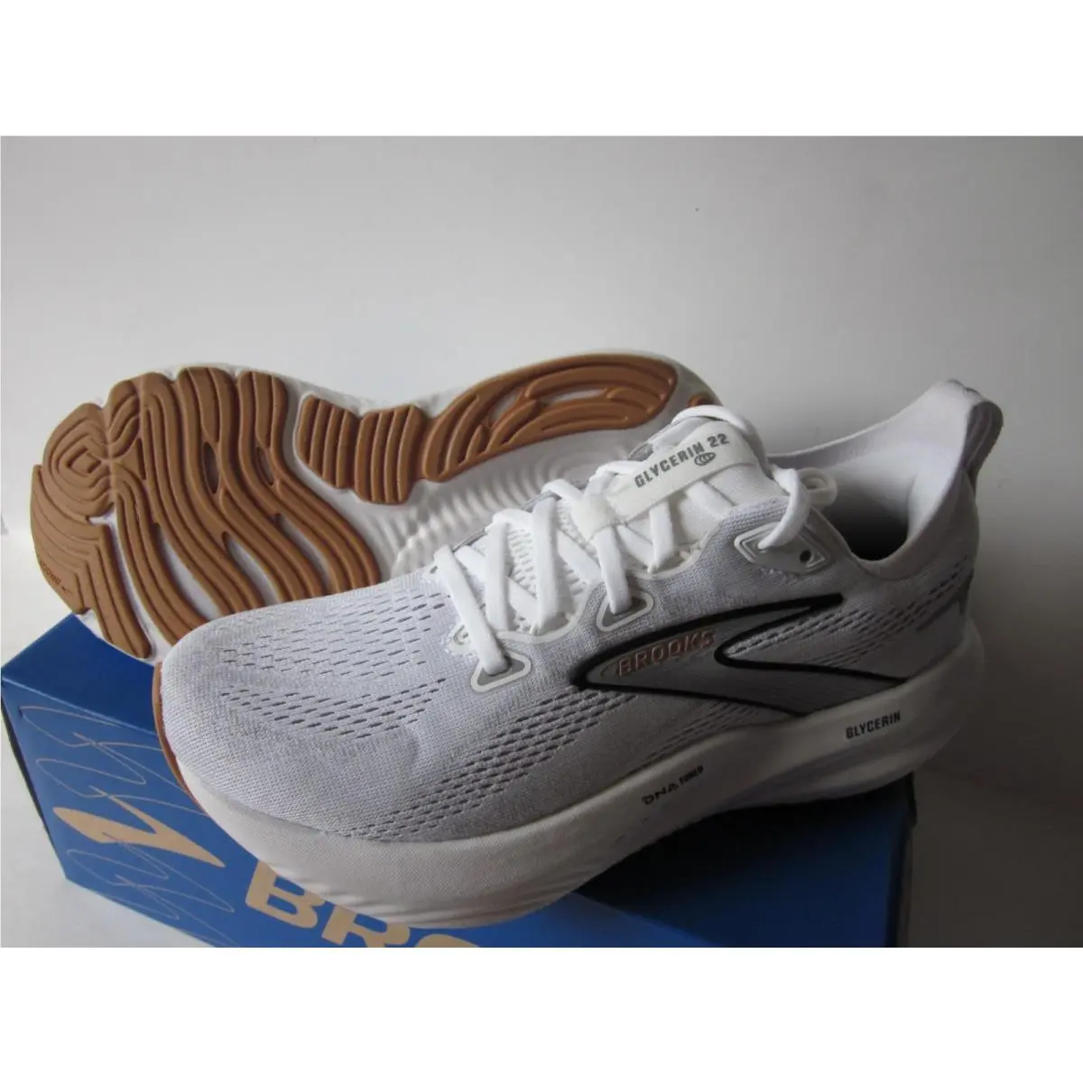 Brooks shoes - Brooks Glycerin 22 - Glycerin - White/Grey/Black 2