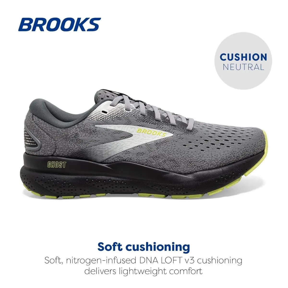 Brooks shoes - 1104181D040.075 - 1104181D040075 - Primer/Grey/Lime (UPC: 195394411720) 0