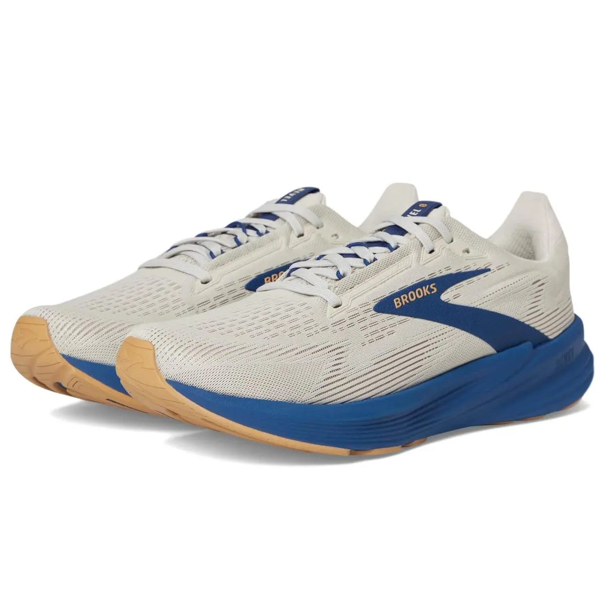 Brooks Male Revel 8 Moonbeam/blue/taffy 11.5 Medium 11.5 - moonbeam blue taffy