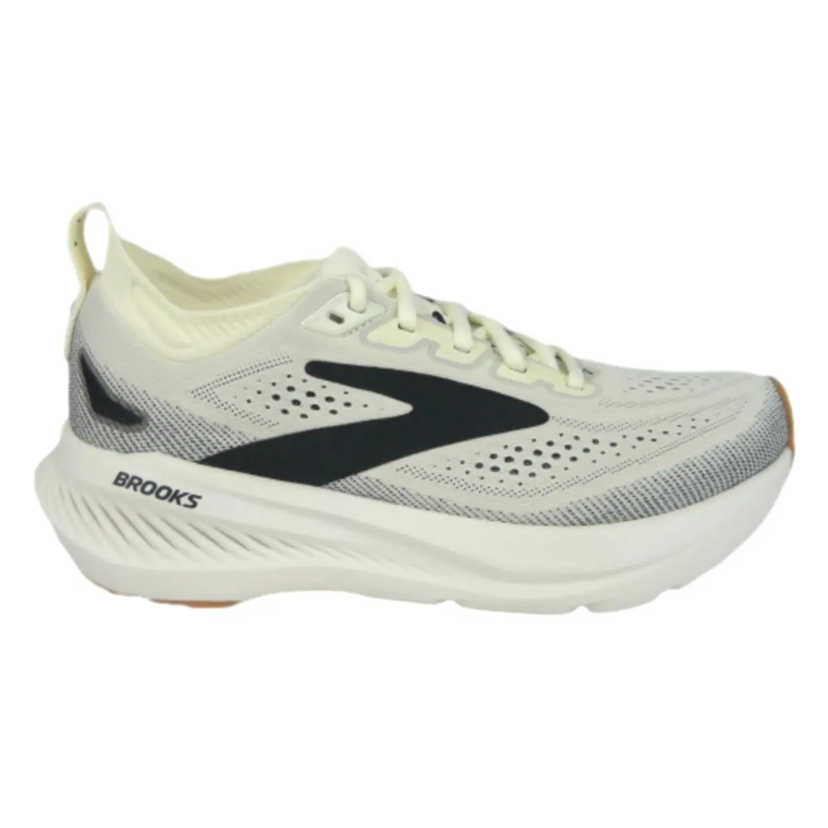 Brooks Women’s Glycerin 23 Neutral Running Shoe White/black/biscuit US 8 M