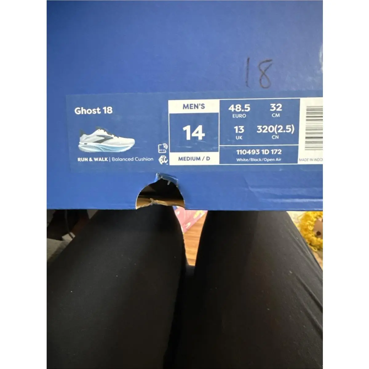Brooks shoes - Brooks Ghost 18 - Ghost - White 1