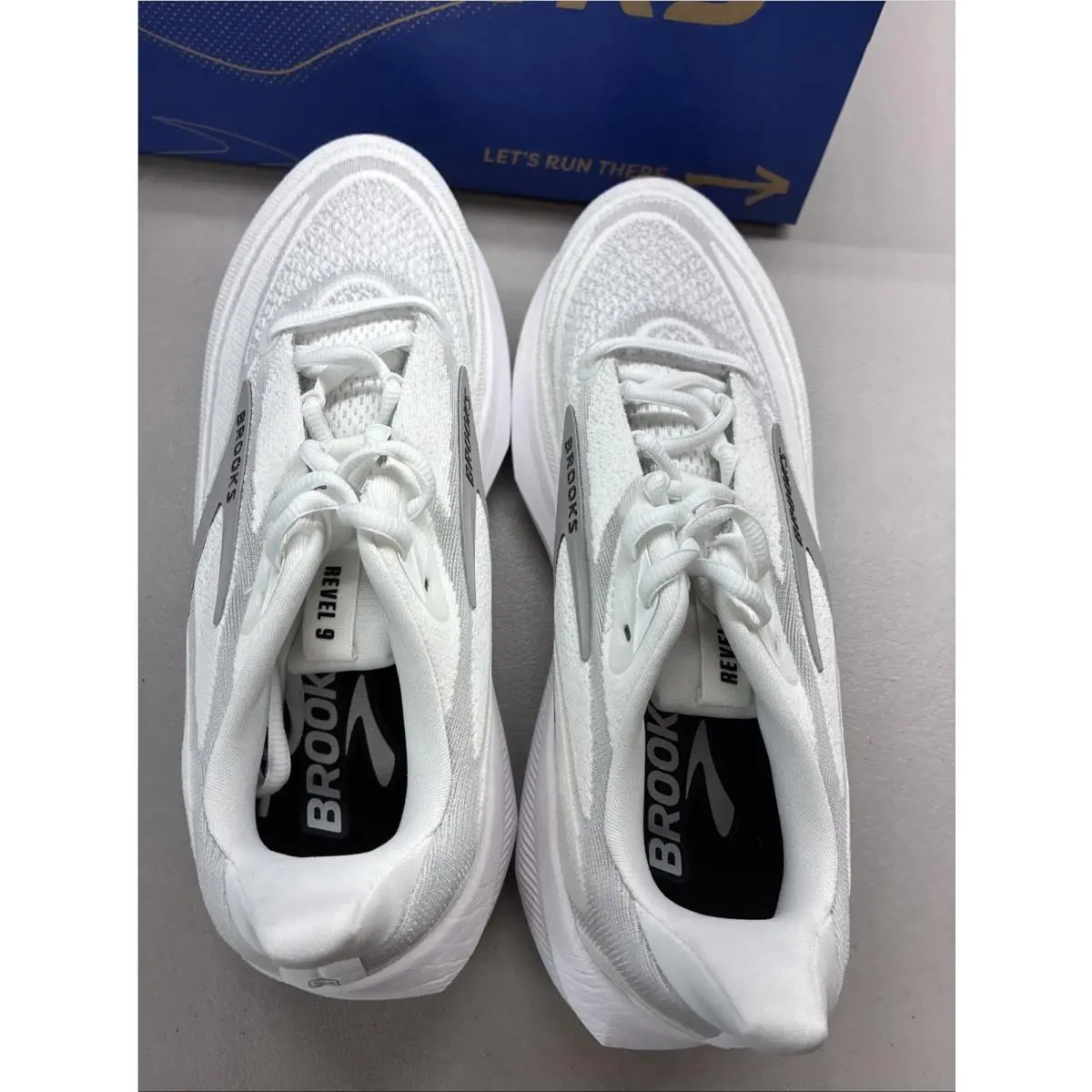 Brooks shoes - Brooks Revel 9 - Revel - 120489 1B 135 - White (UPC: 195394906578) 4