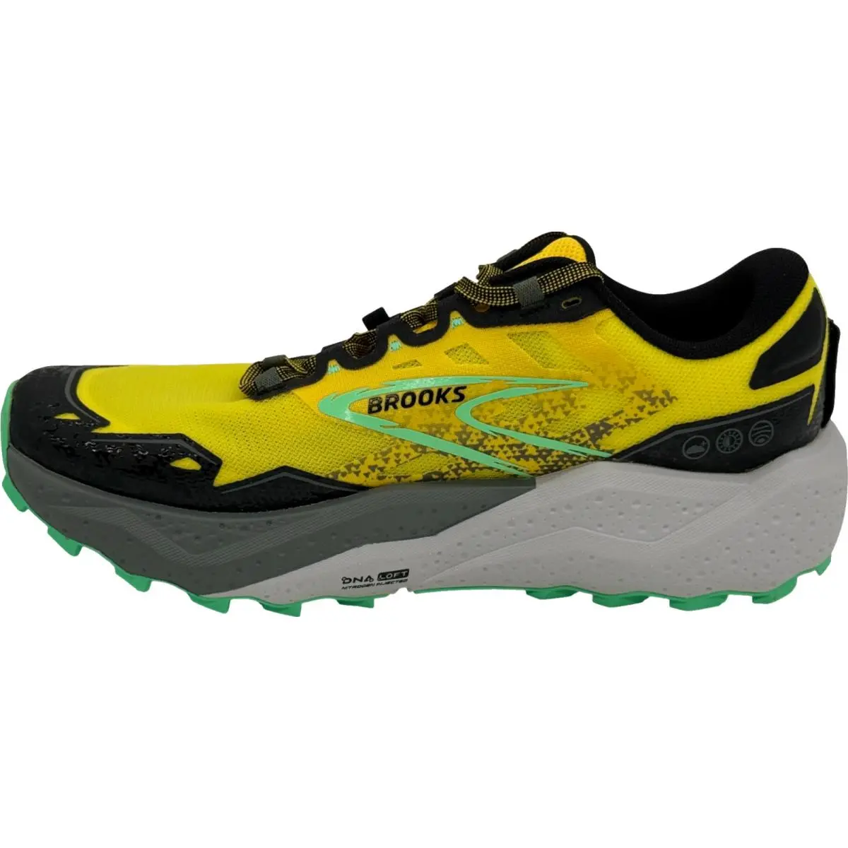 Brooks shoes - Brooks Caldera 7 - Caldera - 110415-1D-741 - Lemon Chrome/Black/Springbud (UPC: 195394407495) 0
