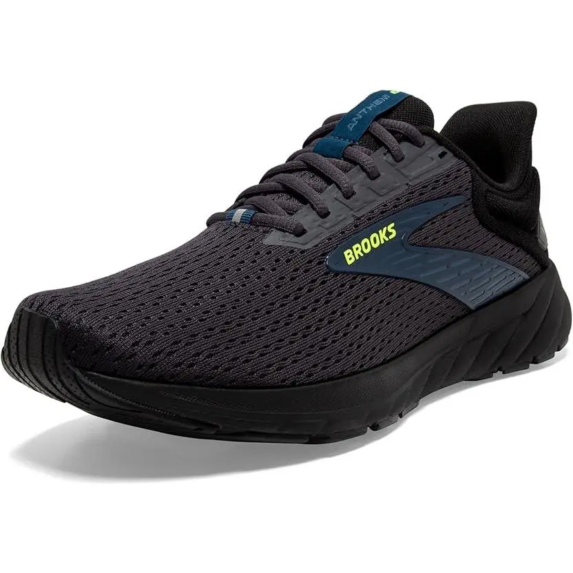 Brooks Anthem 6 Men’s Neutral Running Shoes Ebony Black Blue Size 11