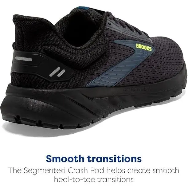 Brooks shoes - Ebony / Black / Blue 3