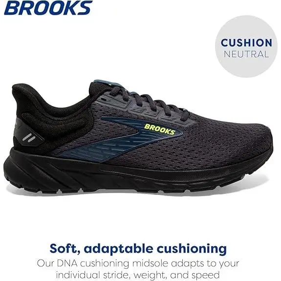 Brooks shoes - Ebony / Black / Blue 4