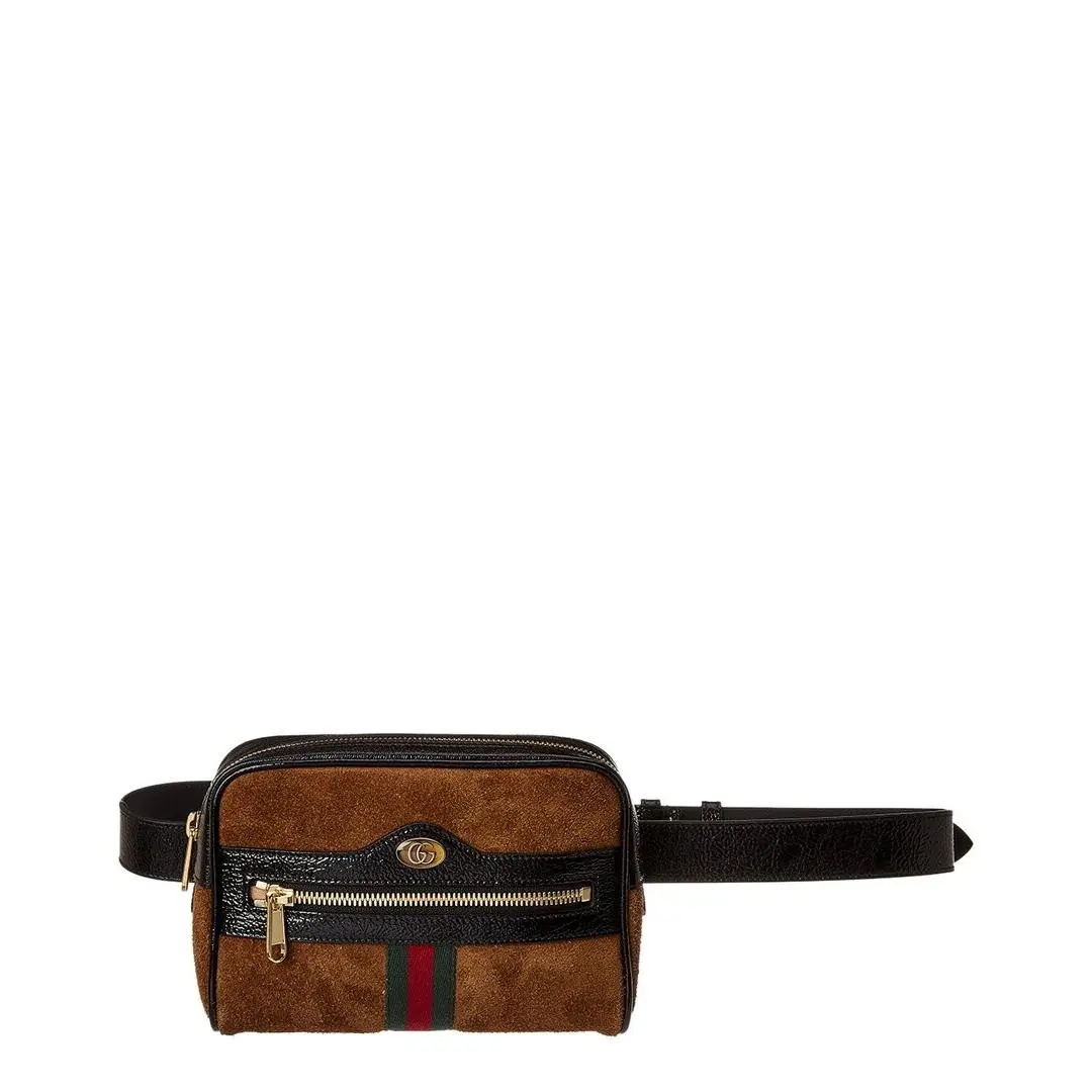 Gucci Ophidia Small Suede Leather Belt Bag Women`s 85