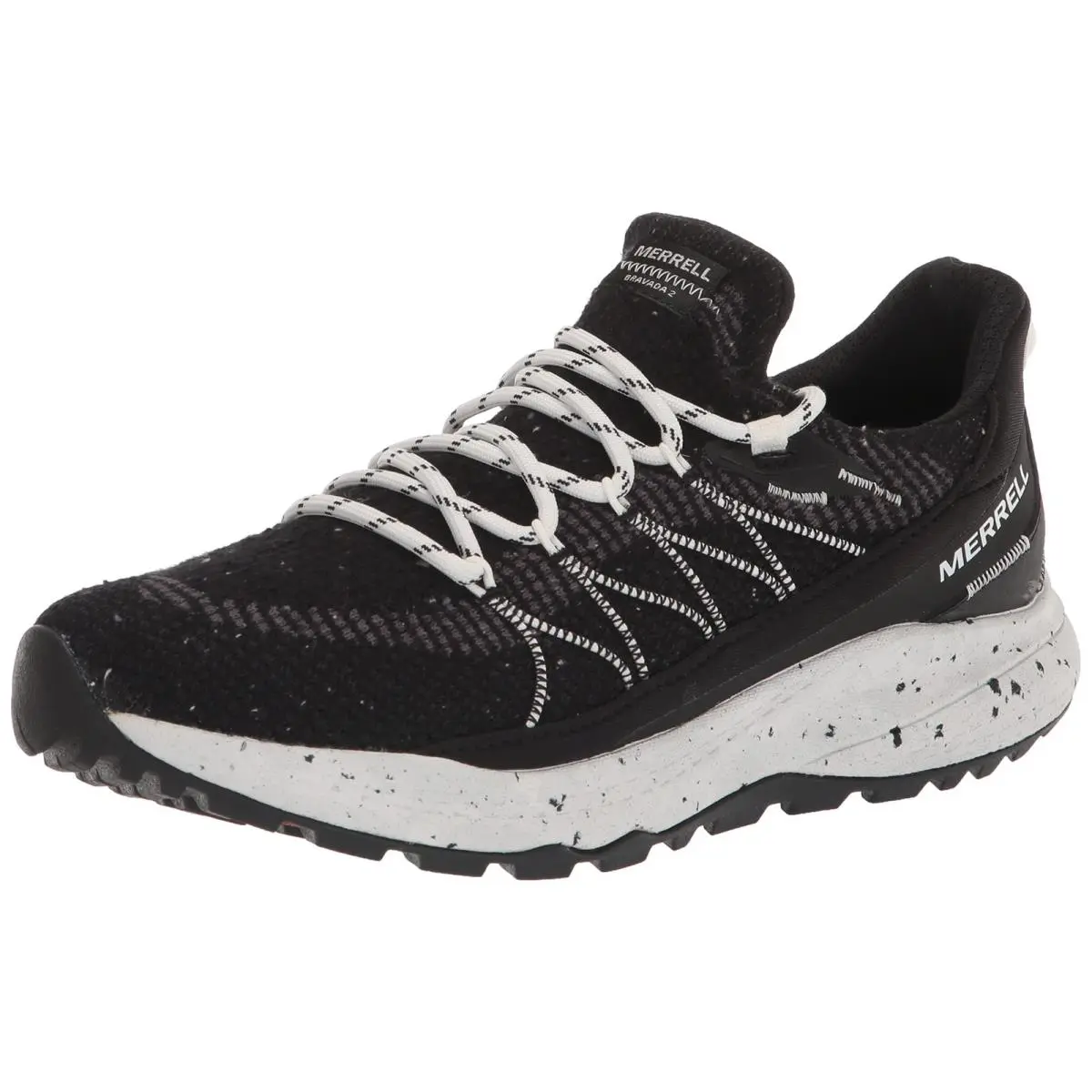 Merrell Women`s Bravada 2 Hiking Shoe Black/white 6 Wide