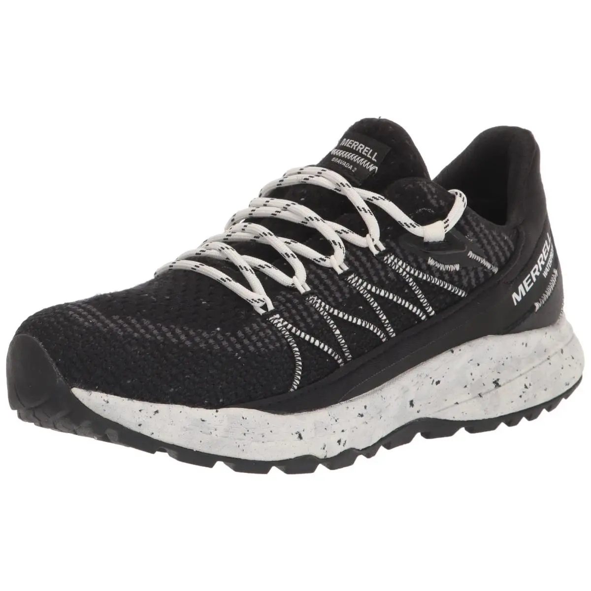 Merrell Women`s Bravada 2 Waterproof Sneaker Black/white 8 Wide