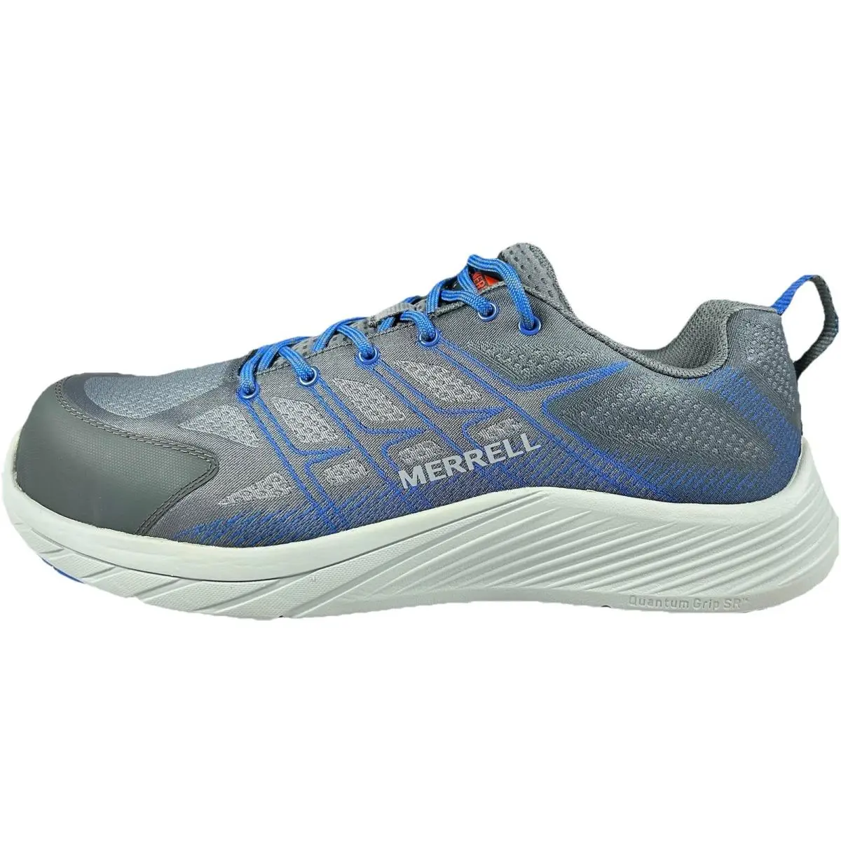 Merrell Moab Flight CF Men`s Safety Toe Work Sneakers Blue Rock Shoes Size 11.5M