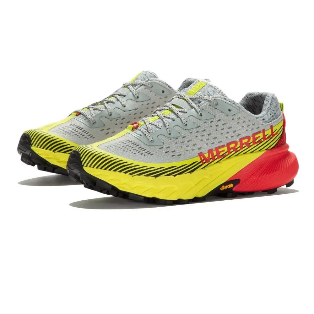 Merrell Agility Peak 5-Highrise/Hiviz Men`s Trainers Highrise Hiviz 10 AU - Highrise Hiviz