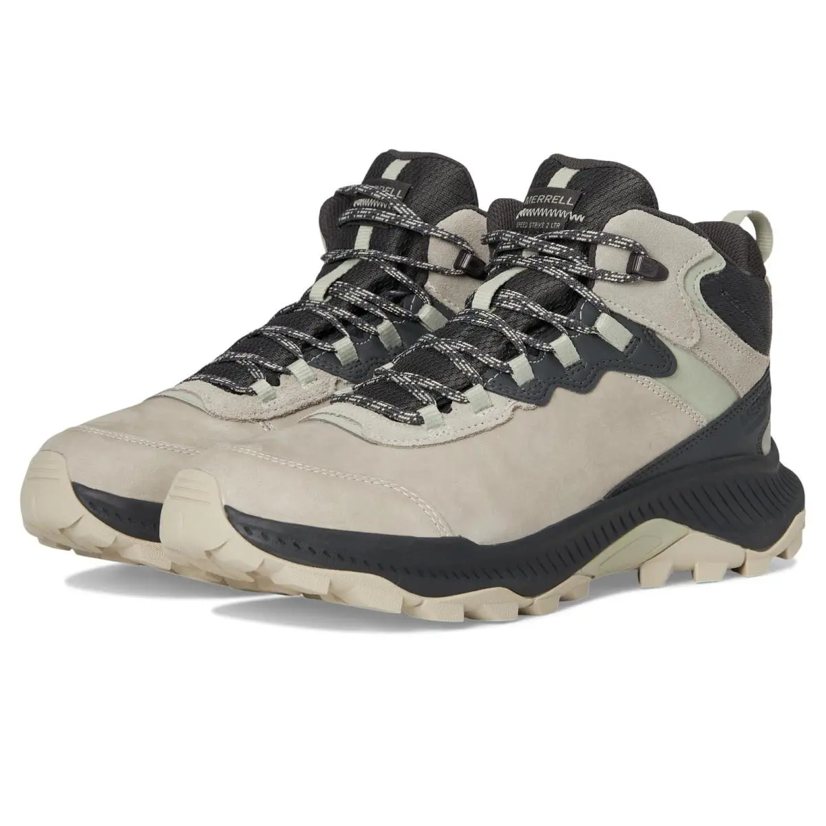 Merrell Men`s Speed Strike 2 Leather Mid Waterproof Hiking Boot Basalt 10.5