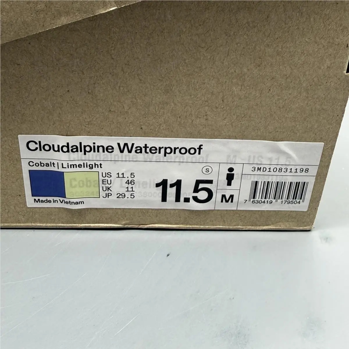 Merrell shoes - Cloudalpine Waterproof - Cloudalpine Waterproof - 3MD10831198 - Cobalt/Limelight (UPC: 7630419179504) 13