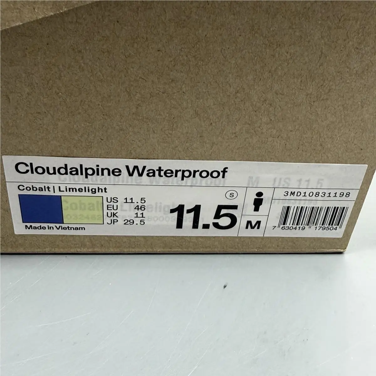 Merrell shoes - Cloudalpine Waterproof - Cloudalpine Waterproof - 3MD10831198 - Cobalt/Limelight (UPC: 7630419179504) 15