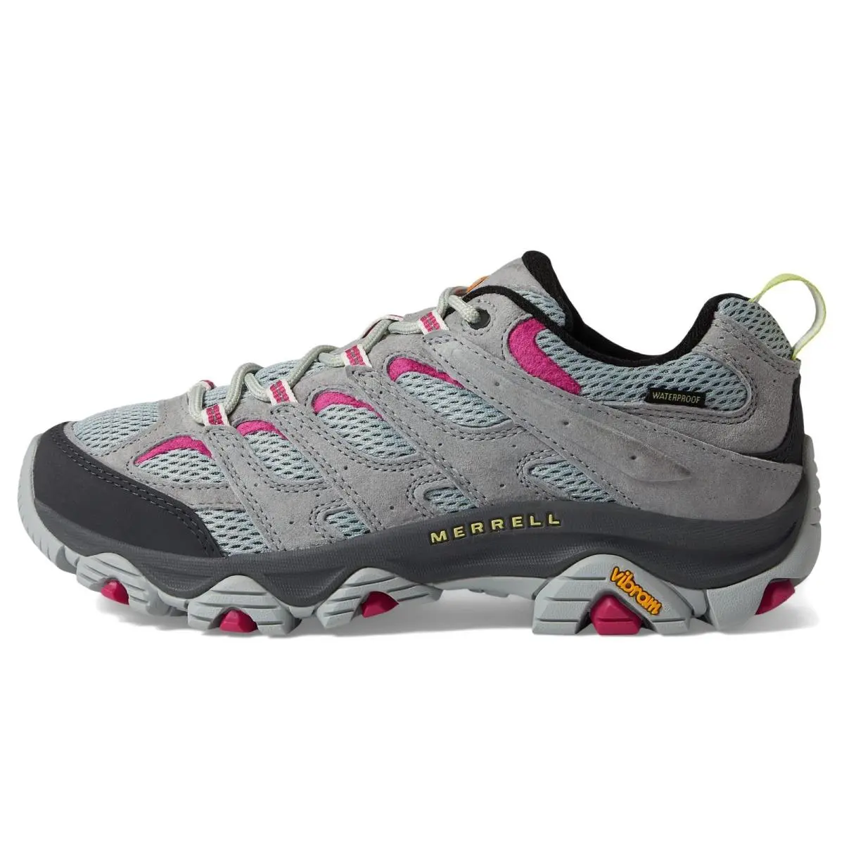 Merrell shoes - Moab 3 Waterproof - Moab Waterproof - J037234-020 - Monument/Fuchsia (UPC: 195018928948) 2