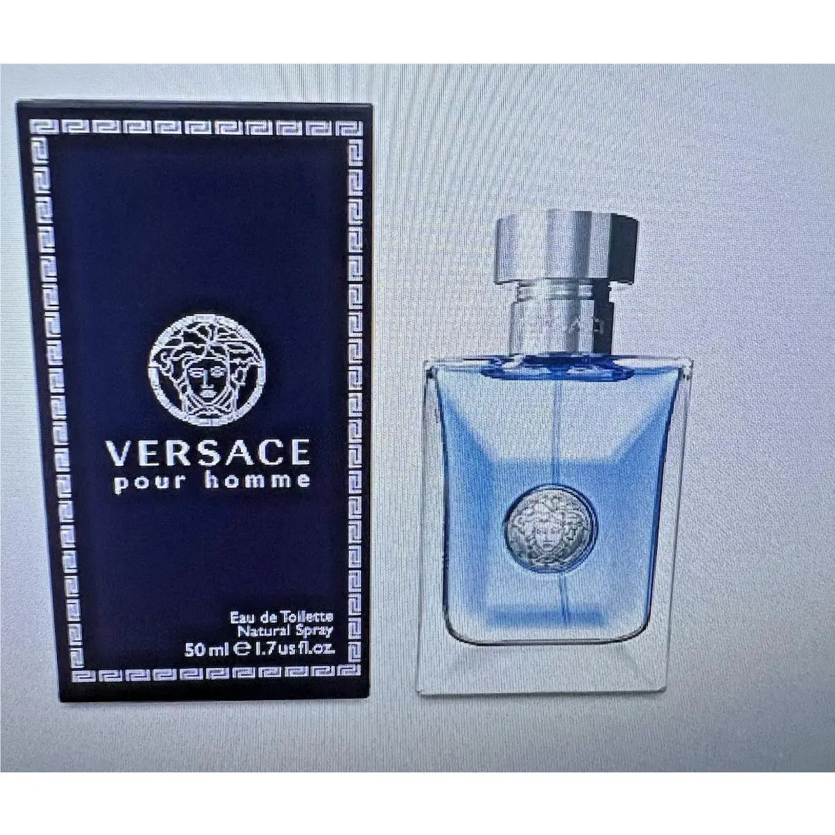 Versace Pour Homme Eau De Toilette Spray For Men 1.7 oz / 50 ml