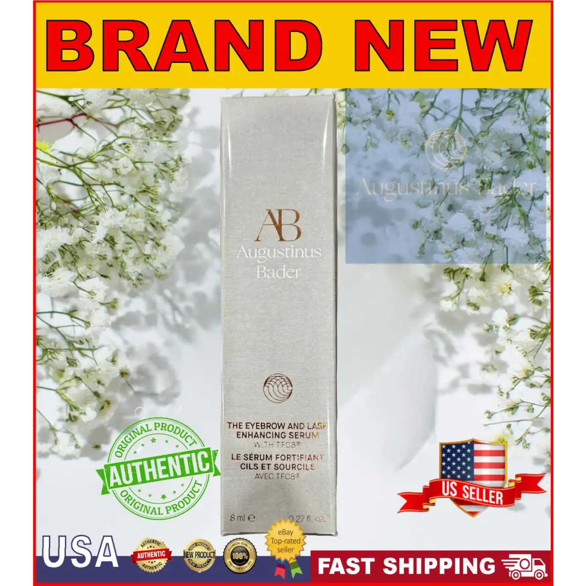 The Eyebrow Lash Enhancing TFC8 Serum 0.27oz by Augustinus Bader