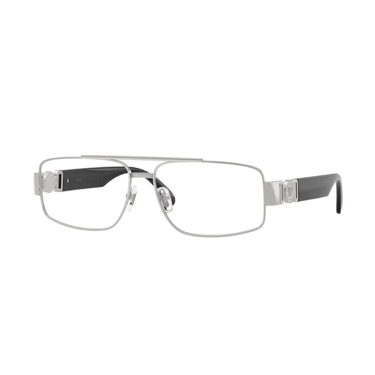Versace VE1317 1000 Silver Demo Lens 56 mm Men`s Eyeglasses