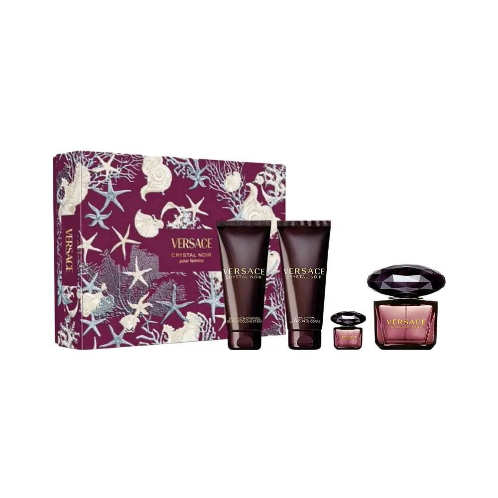Versace Crystal Noir Eau de Parfum 4-PC Gift Set For Women