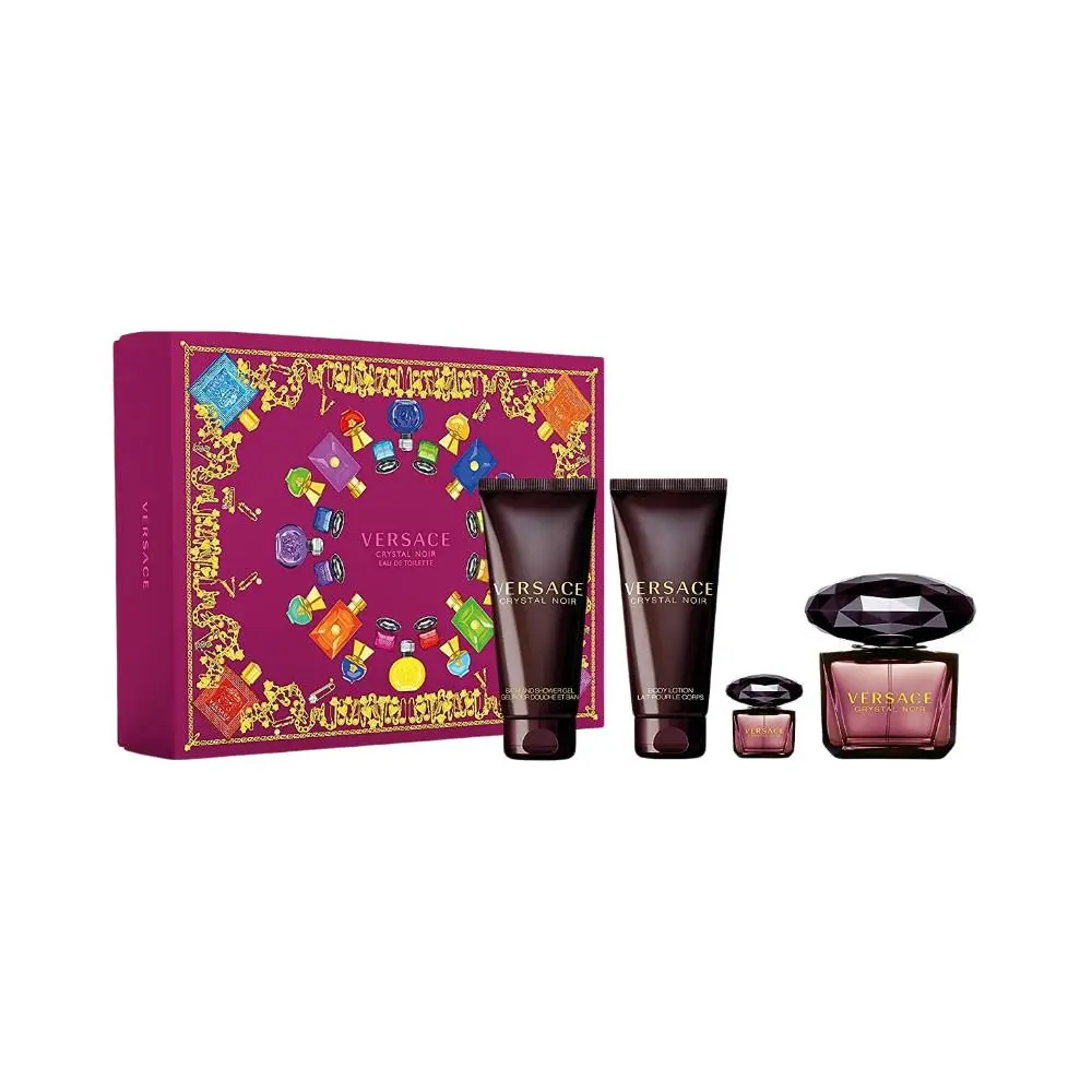 Versace Crystal Noir Eau de Toilette 4-PC Gift Set For Women