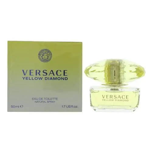 Versace Yellow Diamond 1.7 Oz Eau De Toilette Spray by Versace Box For Women