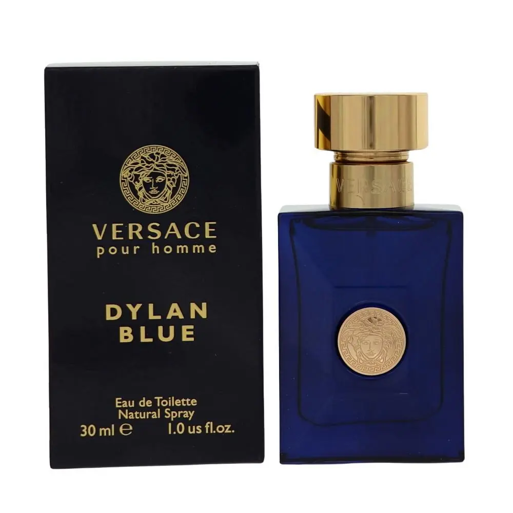 Dylan Blue 1.00 Oz Eau De Toilette Spray by Versace Box For Men