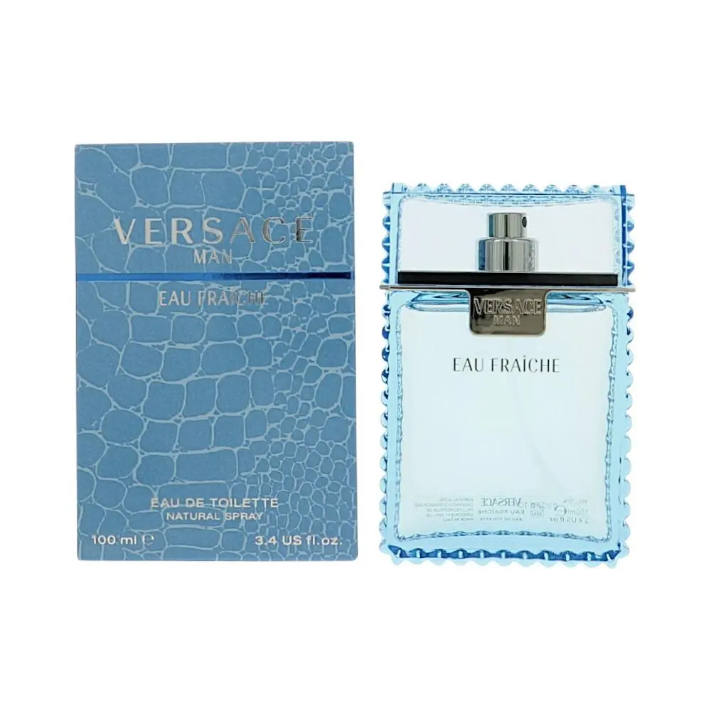 Versace Eau Fraiche 3.4 Oz Eau De Toilette Spray by Versace Box For Men