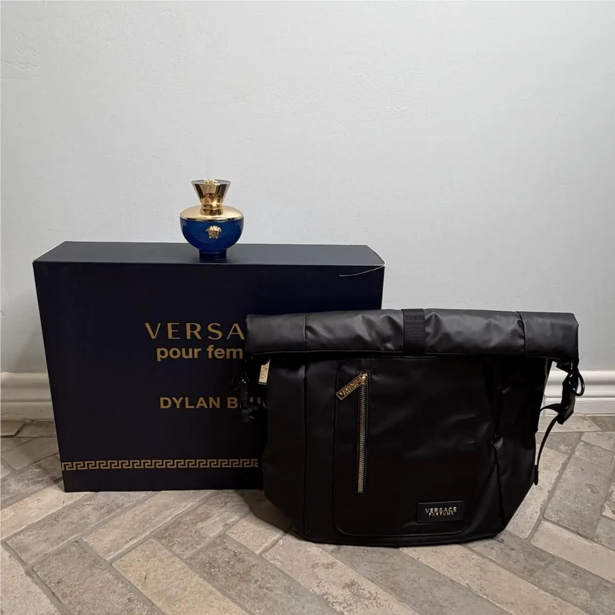 Versace Femme Dylan Blue Limited Edition Backpack 3.4 oz Edp Perfume Rare